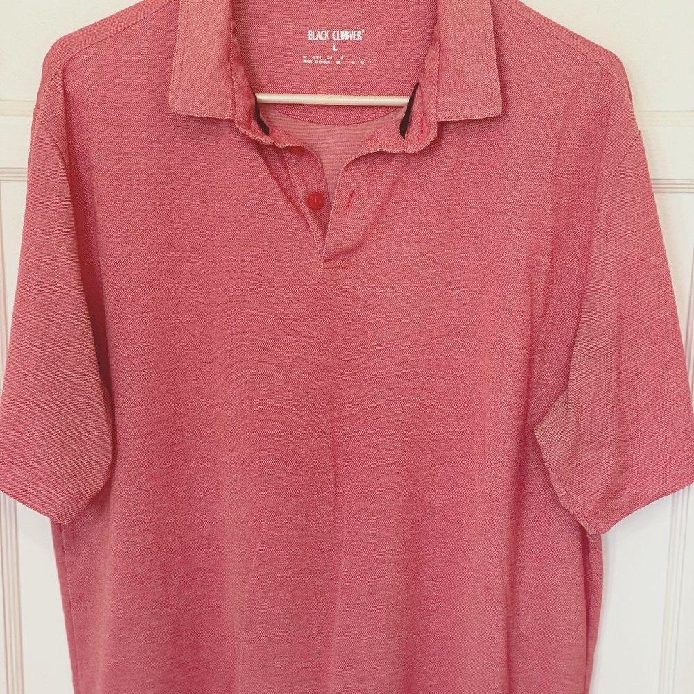 Men's Black Clover Polo (Large)